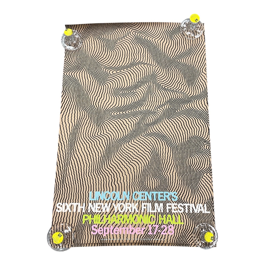 Lincoln Center’s Sixth New York Film Festival Poster by Henry Pearson, 1968 (1 of 2)