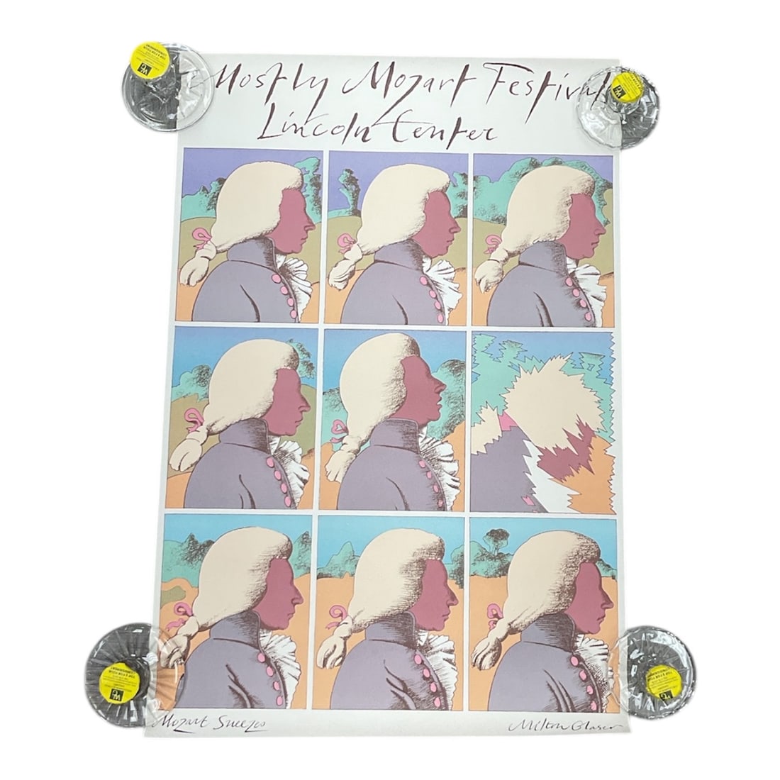 Mostly Mozart Festival Poster by Milton Glaser (1 of 3)