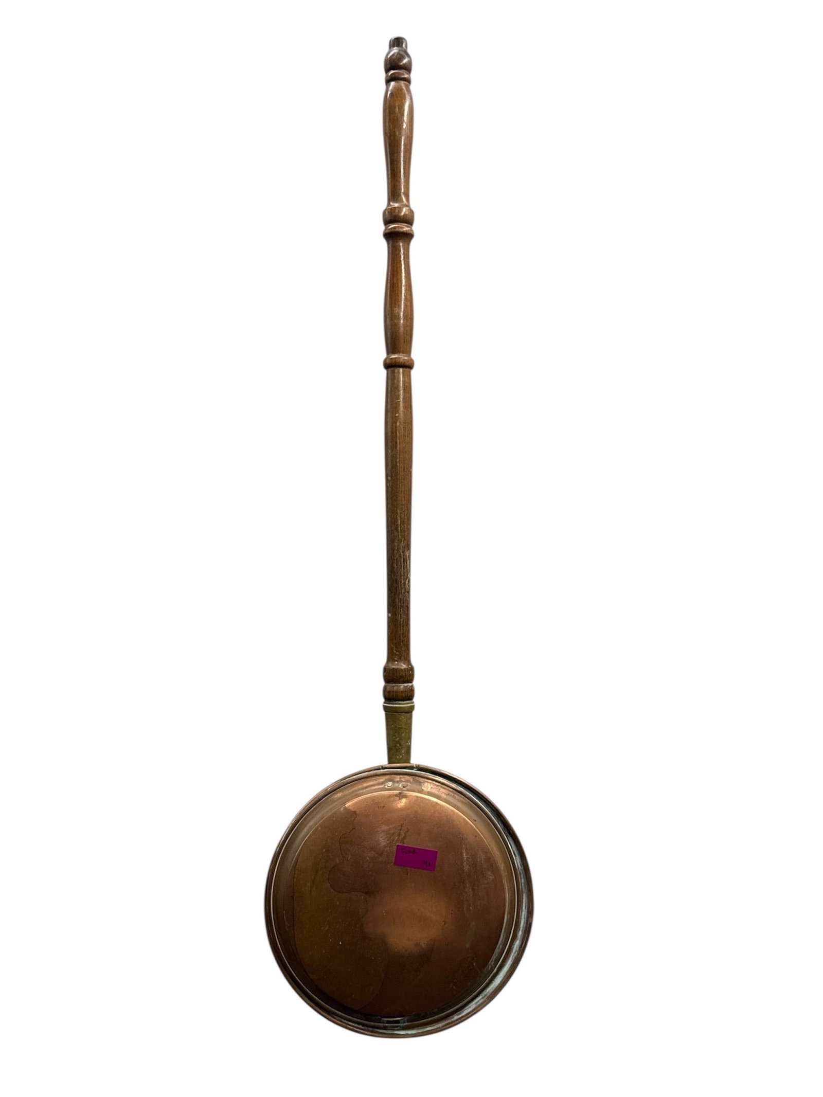 Antique Copper Bed Warming Pan with Wooden Handle (1 of 3)