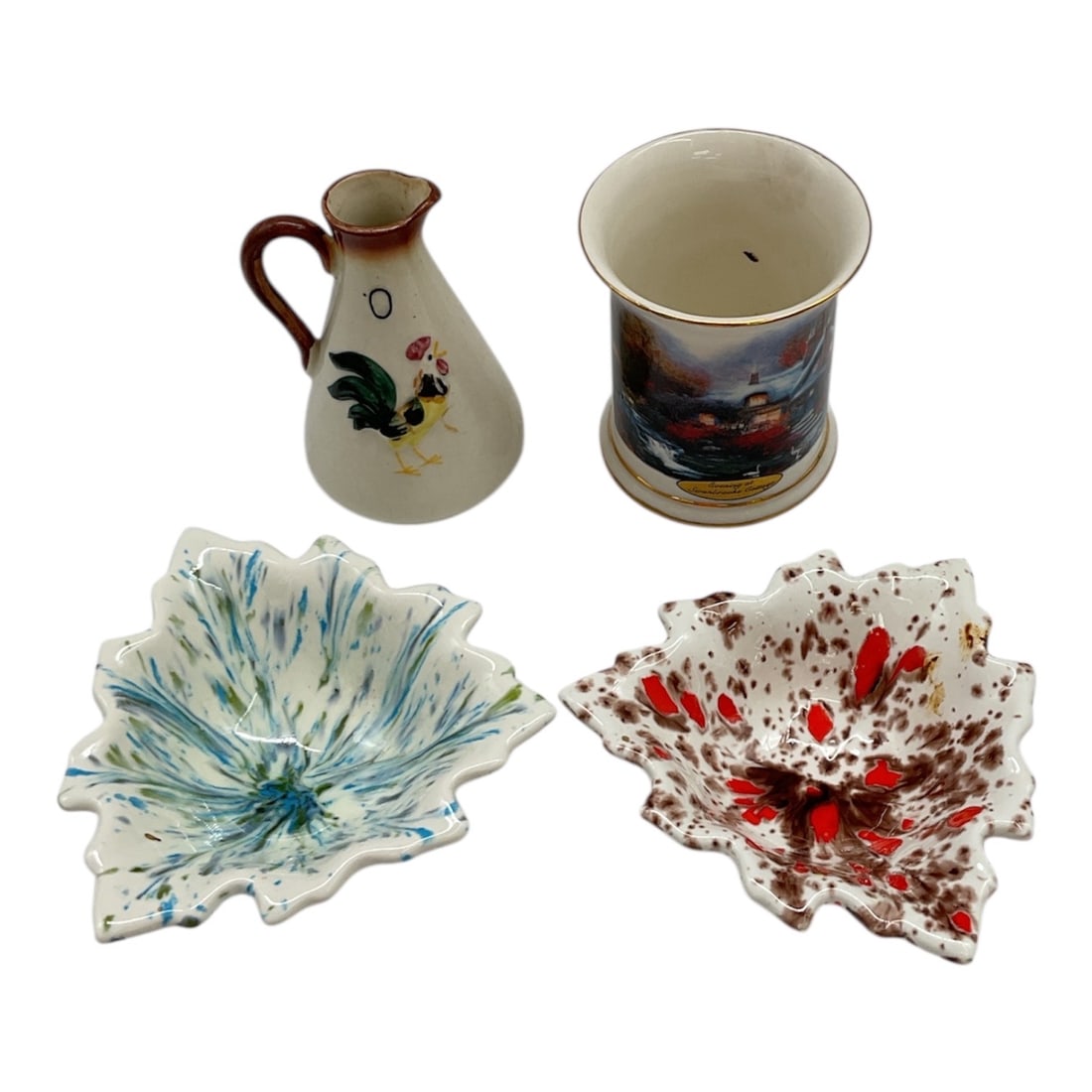 Thomas Kinkade Mug and Other Assorted Decorative Ceramic Tableware (1 of 4)