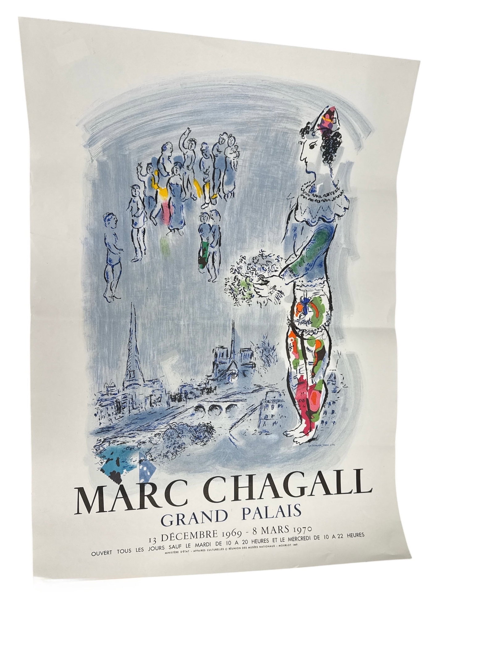 Marc Chagall Grand Palais Exhibition Poster Paris (1 of 3)