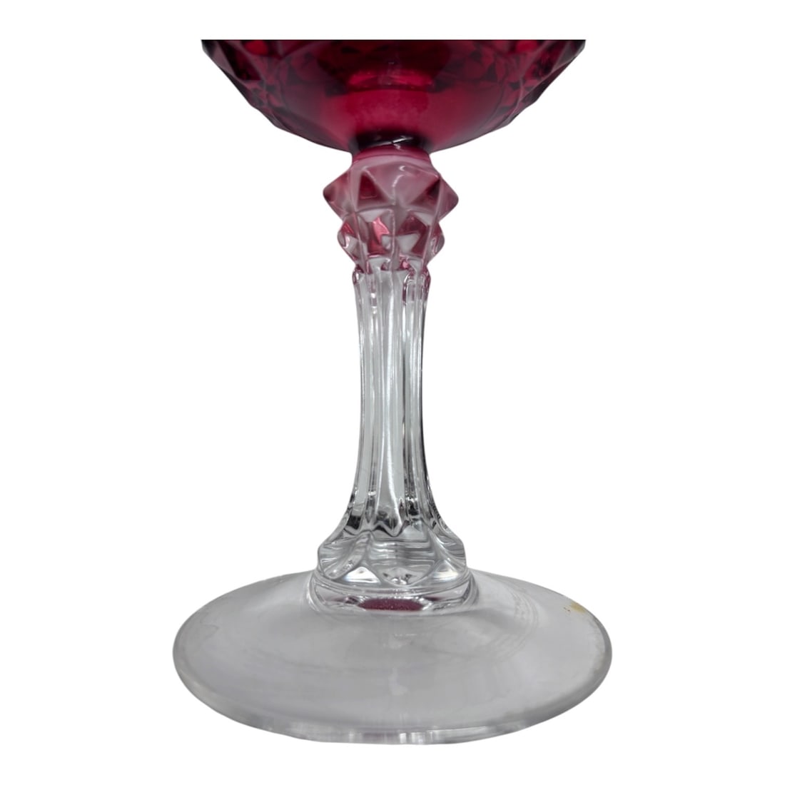 Ruby Red Longchamp Crystal Goblets - 5
