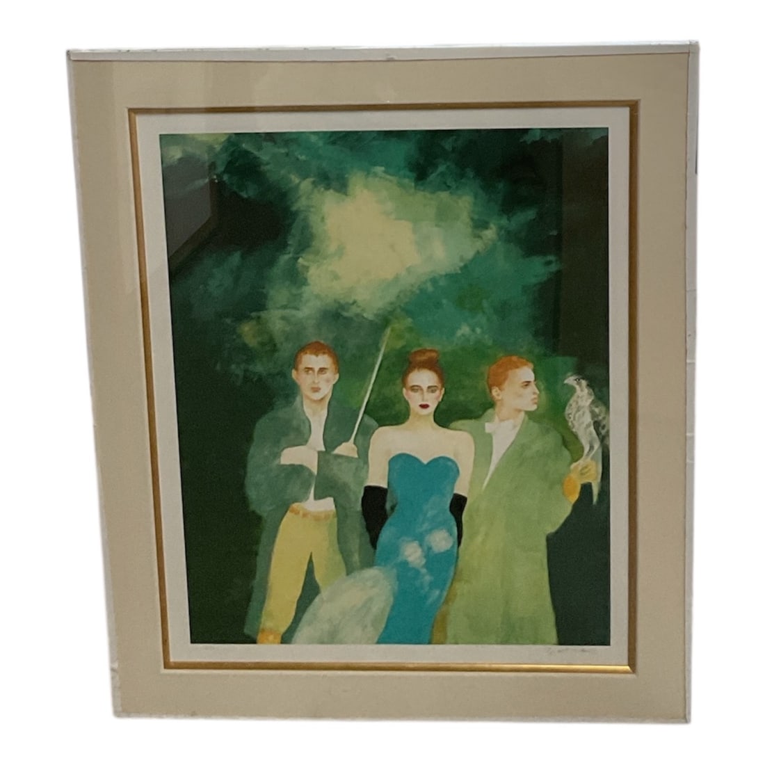Joanna Zjawinska, Breathless L.E. w/ COA: Medium: Serigraph On Paper Date: 1993 Edition: 275 Size: 40 x 31.5 inches Additional Details: Hand signed and num