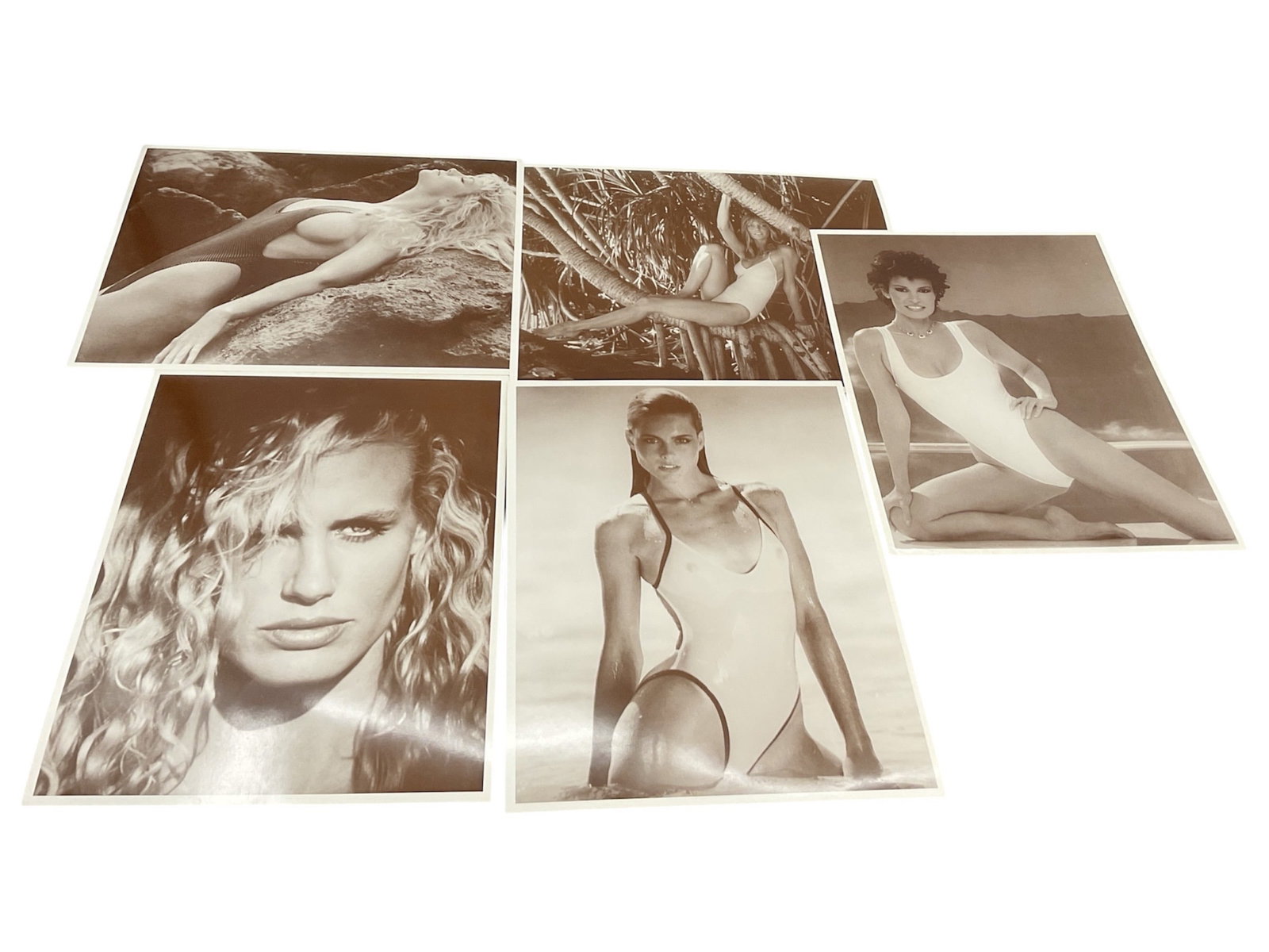 Lot of 5 Vintage Photos: Dimensions: 14x11in each
