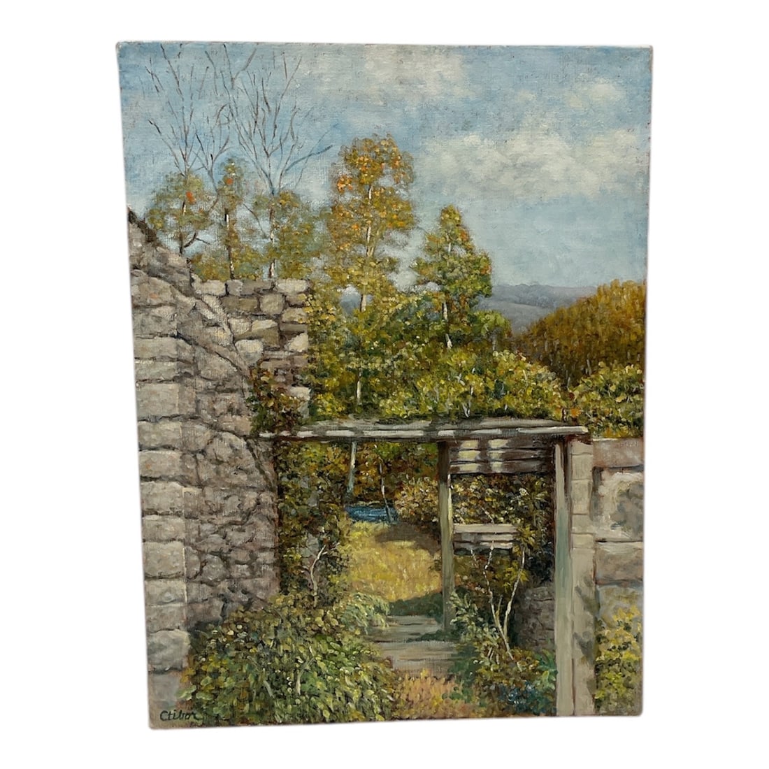 Vladimir Cibotir Untitled Oil on Canvas Numbered 478 (1 of 5)