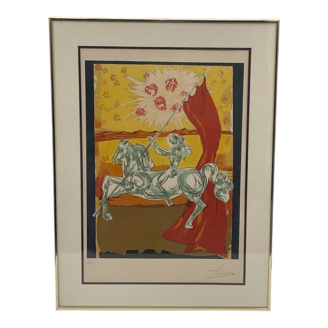 "Wilfred of Ivanhoe" by Salvador Dalí (Spain, 1904-1989) Lithograph: Details Artist: Salvador Dalí (Spanish, 1904-1989)