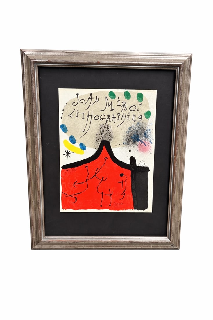 "Lithographe I" by Joan Miró (Spanish, 1893-1983) Original Color Lithograph: Artwork Details: