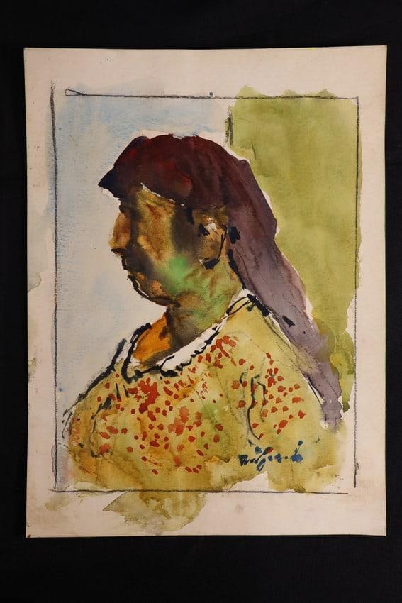 Loran Wilford (American, B.1893-1972) Water Color (1 of 3)