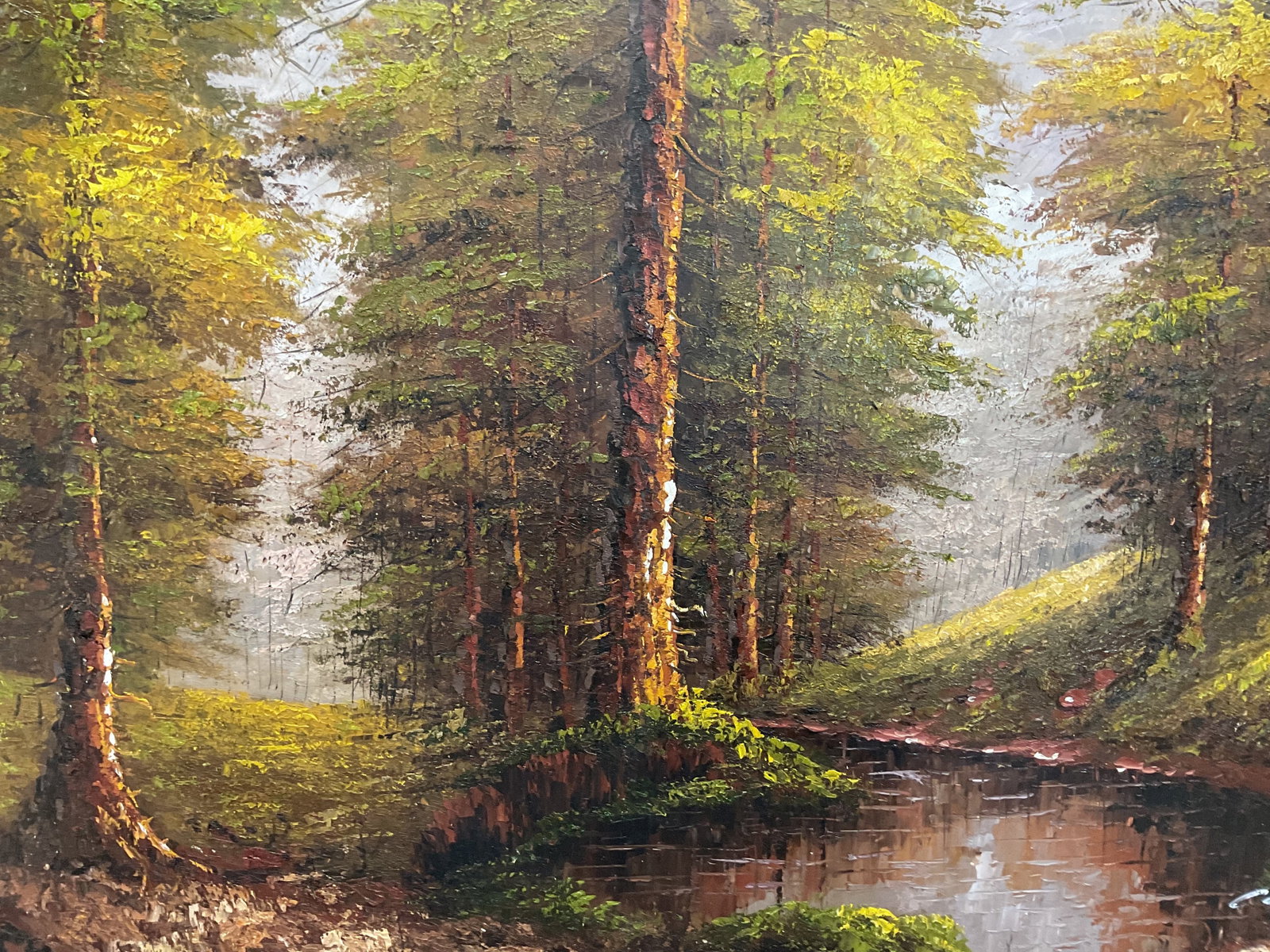 Tranquil Forest, Signed, Artist Unknown - 3