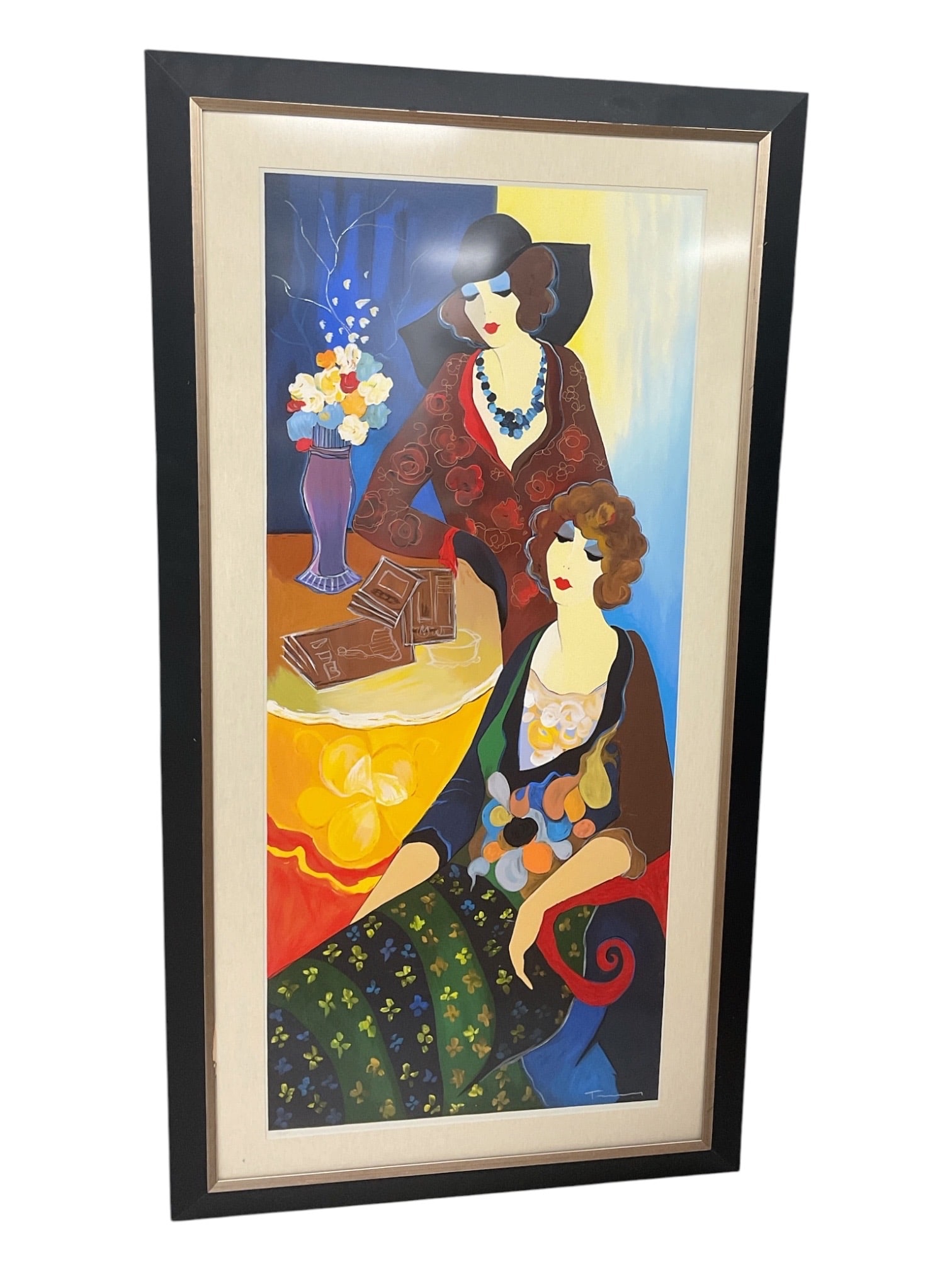 Debbie & Donna - Itzchak Tarkay (Israeli, 1935–2012)