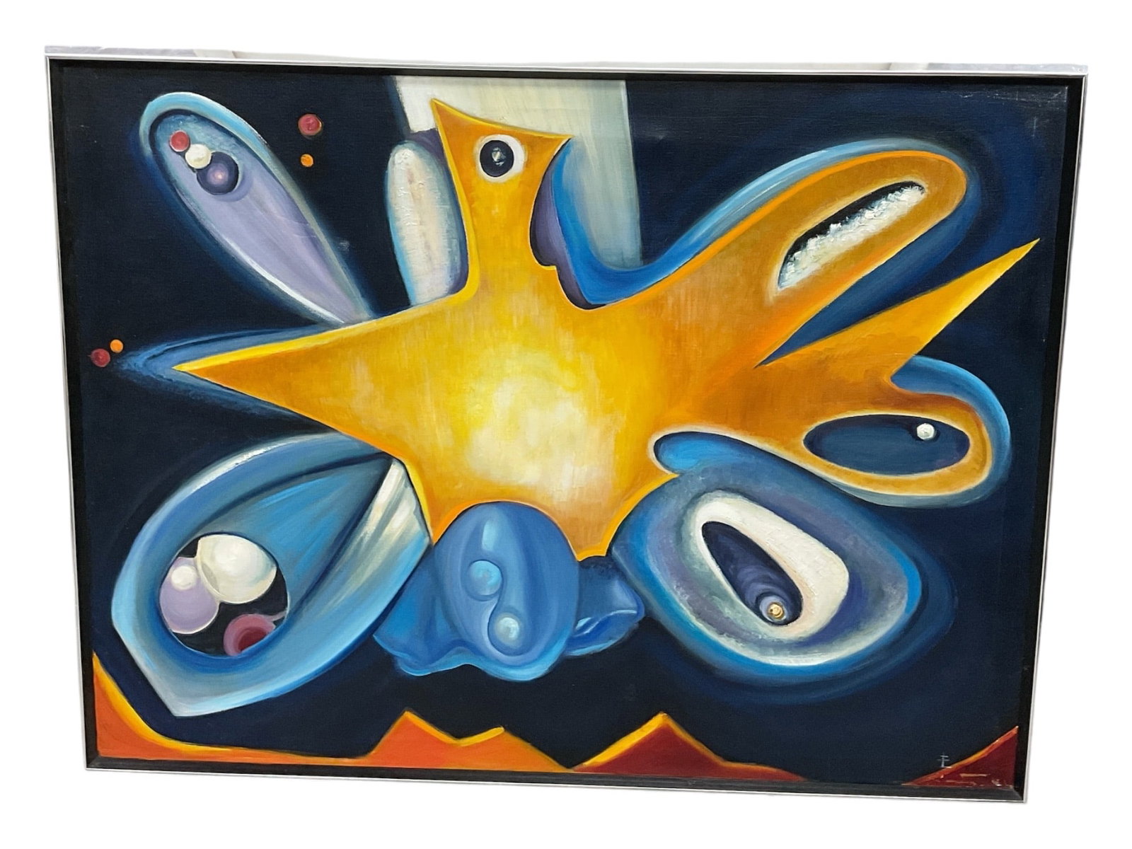 "Sprinkle the Joy of Peace" - Alexandra Nechita, Romanian-American