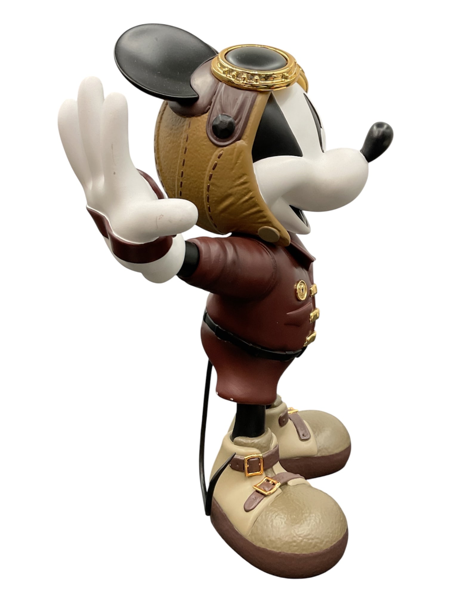 Disney Mickey Mouse Aviator Pilot Figure Sculpture - 5