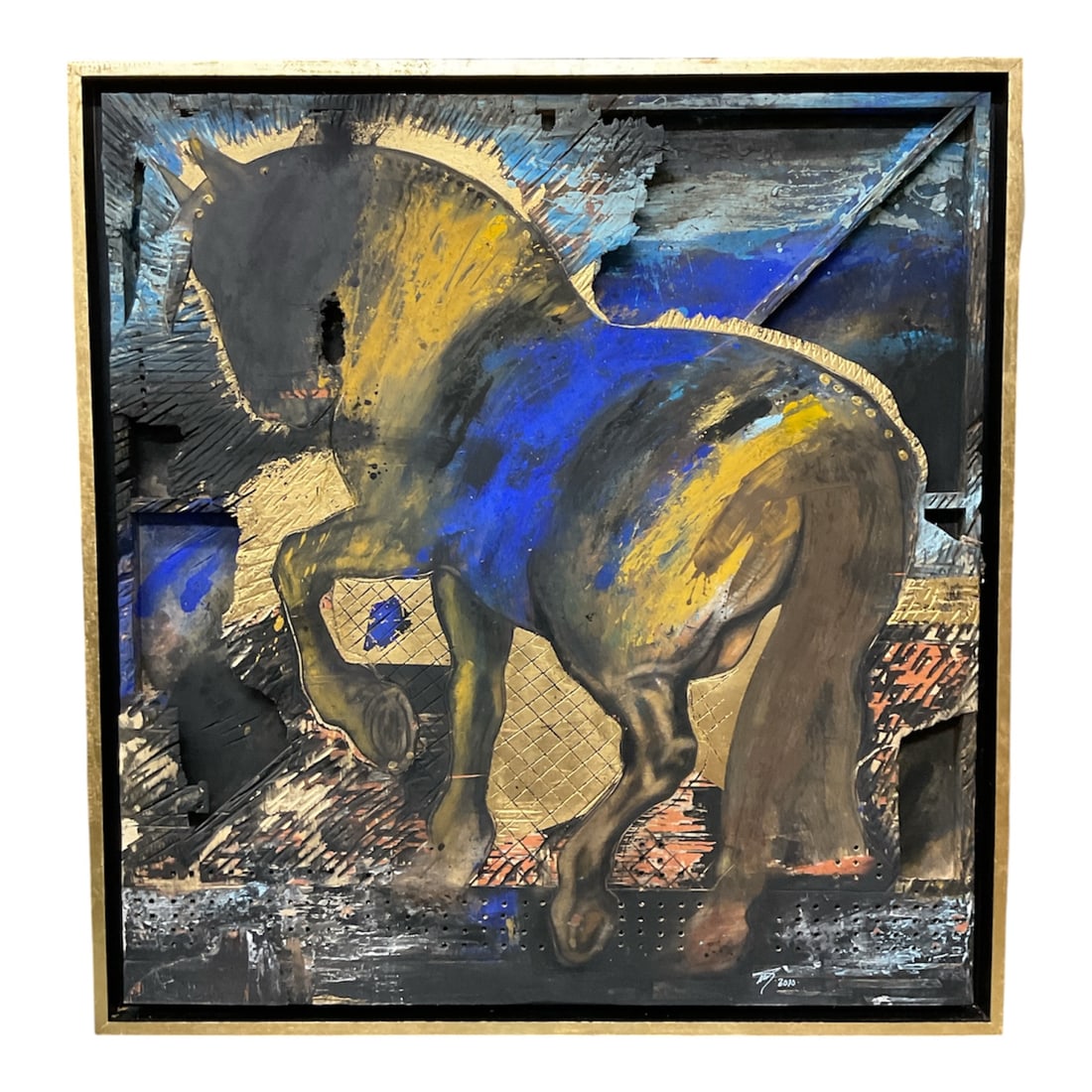 Untitled Horse Composition by Ricardo García (Contemporary) Mixed Media, 2010 (1 of 5)