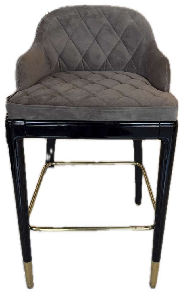 Luxxu Charla Bar Chair With Wood Back: The Charla Bar Chair Is An Elegant Piece, Made Of High-Quality Materials That Ensures Lifelong Luxury. This Piece Is The Perfect Complement To A Glamorous Space And Will Be The Center Of Attention For
