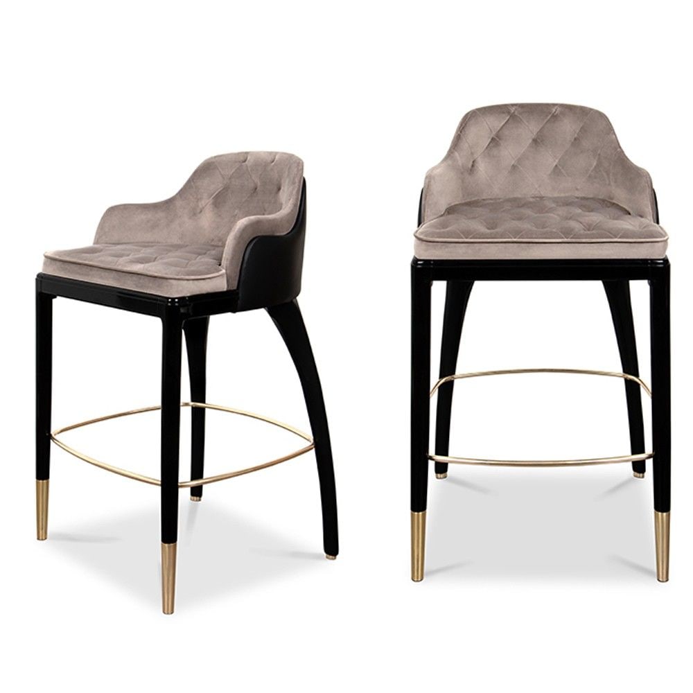 Luxxu CHARLA BAR CHAIR: The Charla Bar Chair is an elegant piece made of high-quality materials that will provide you with long-lasting luxury. This piece is the perfect complement to a glamorous space and will be the focal