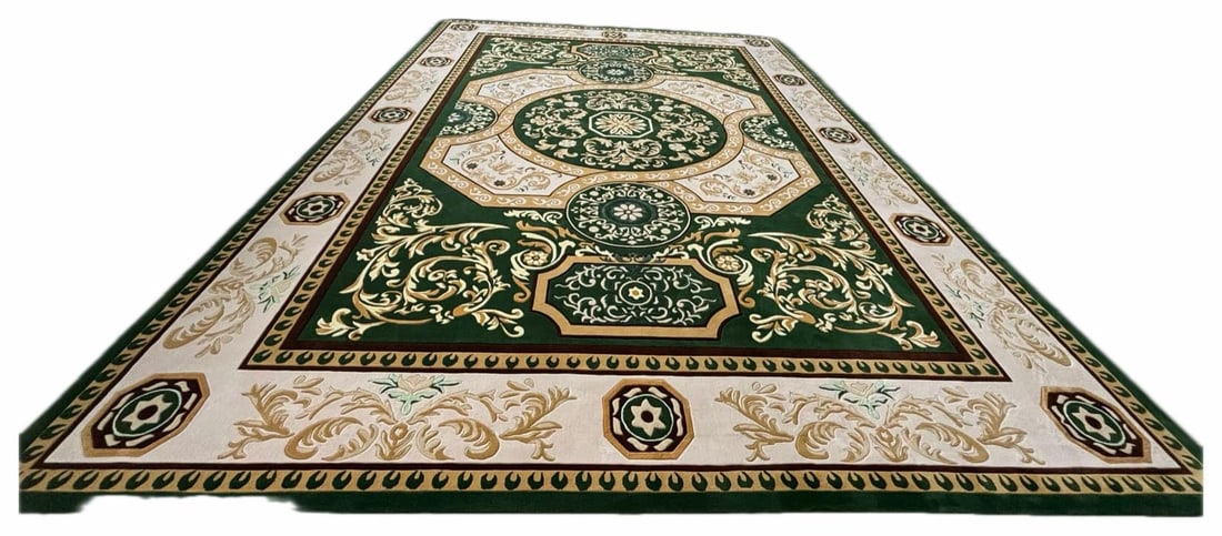 New Zeland Wool Hand tufted Rug: Hand Tufted New Zealand Rug Made of Wool.14 feet x 18 feet