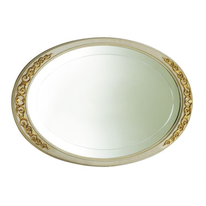 Arredoclassic Melodia Large Mirror: The Melodia Large Mirror For The 3 Door Buffet Compliments The Buffet Perfectly In Proportion,Beauty, Or Symmetry57"W x 37"H