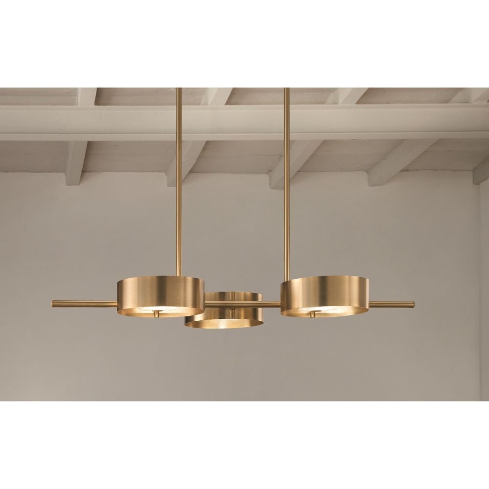 Masiero 1025 Sound Bil3 Pendant Light: Masiero 1025 Sound Bil3 Pendant Light53"W X 26"D X 23"H