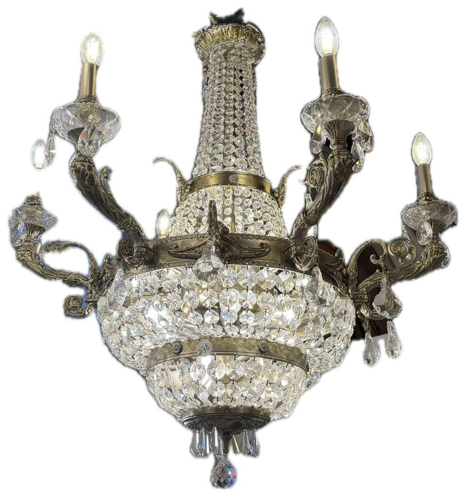 ZHONGSHAN CITY DAGUANG LIGHTING & GLASS DG-5124/8 CHANDELIER: ZHONGSHAN CITY DAGUANG LIGHTING & GLASS DG-5124/8 CHANDELIER