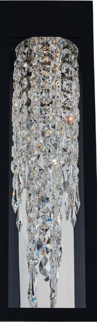 Allegri Tenuta Esterno 20" Outdoor Wall Sconce: Allegri Crystal's Esterno Cristallo line is a wonderful example of modern outdoor lighting design. Each piece is meticulously crafted to endure the environment, with an emphasis on originality and a