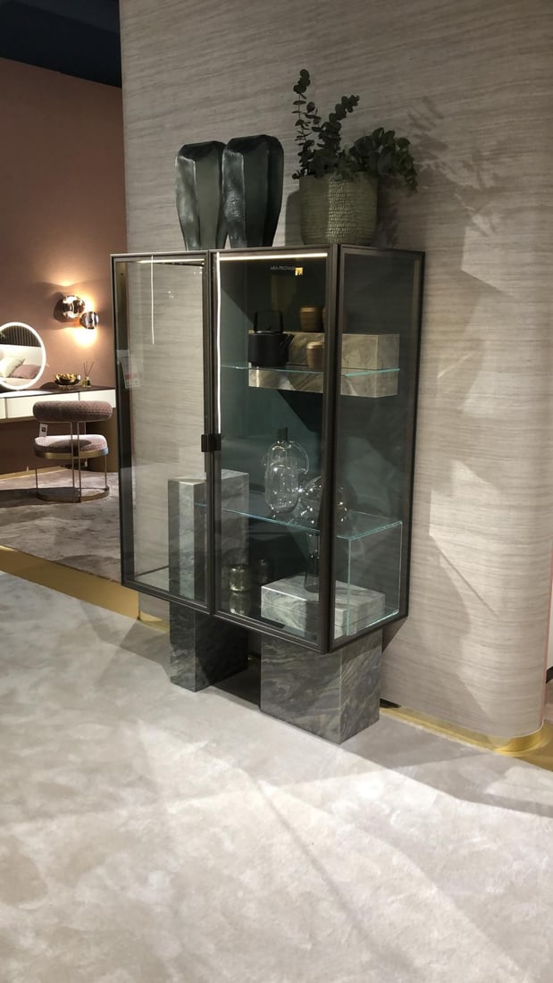 IVG DUNE GLASS DOOR CABINET: tbd