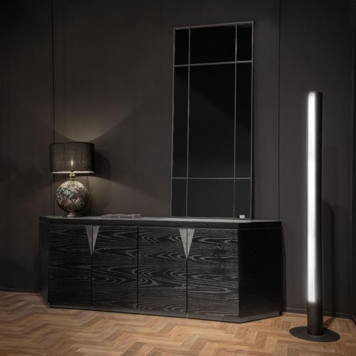 Wayne Enterprise We-148 Sideboard: Enhance your home with the Wayne Enterprises' sideboard. This piece features a top made of ceramic marble and frontal door panels made of Veneer.87"W x 20"D x 30"H