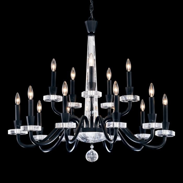 Schonbek Signature Amadeus 15 Light Chandelier: It's always fascinating how things from the past can make a comeback in the present. Take for instance, Amadeus - a design that narrowly escaped communist eradication and has now been reborn in our
