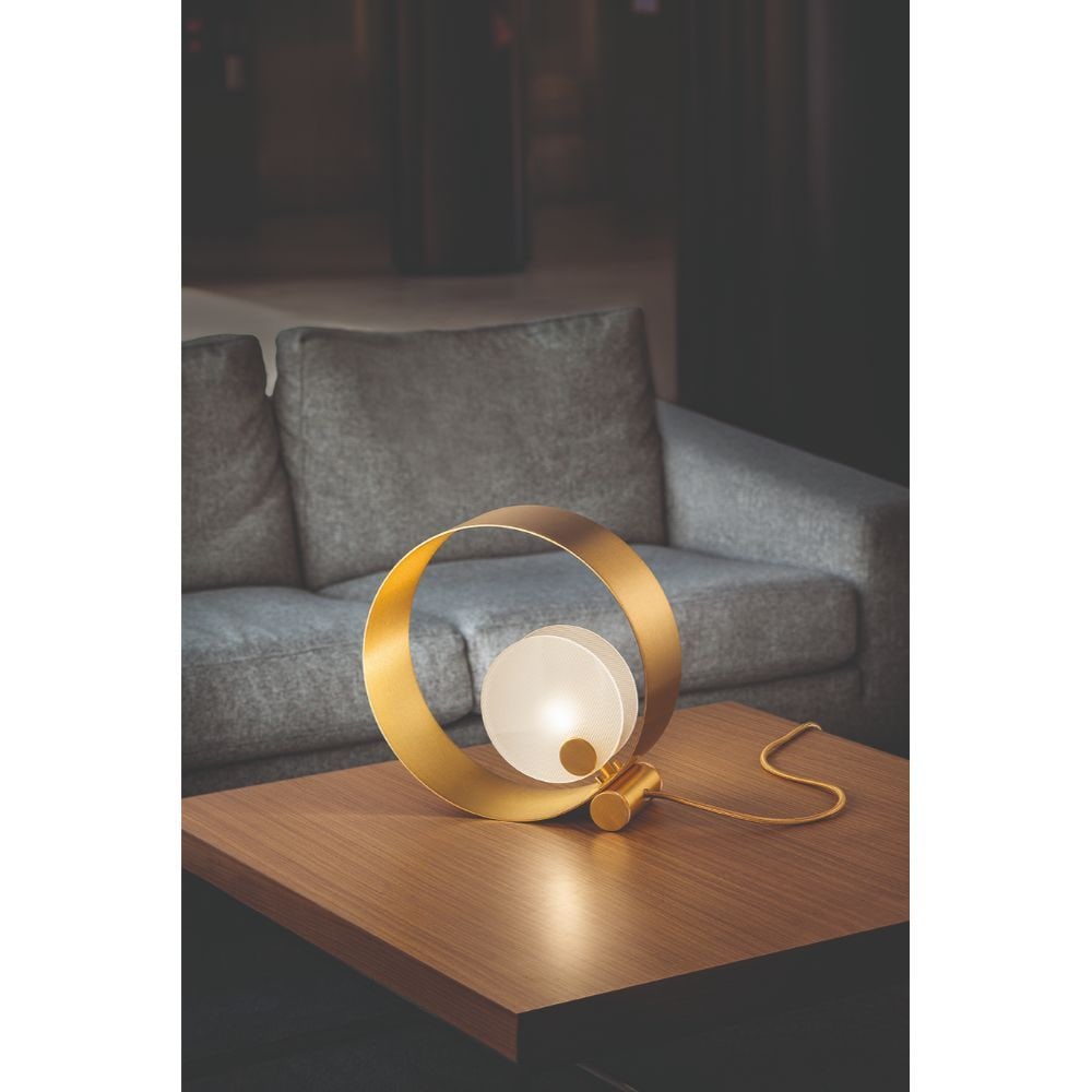 Masiero Sound TL1 Table Lamp: The Sound's design attempts to evoke our senses through the harmonious merging of numerous elements. It's like a beautiful symphony that enlightens our minds and spirits. The light fixture is made of