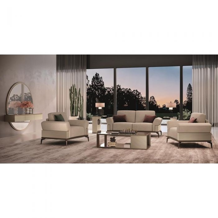 Adora Interiors 10895 Linea Hanging Console + Round Mirror: Elevate your space with the hanging console and round mirror from the Linea collection. The floating design creates a minimalist aesthetic while maximizing floor space, making it perfect for