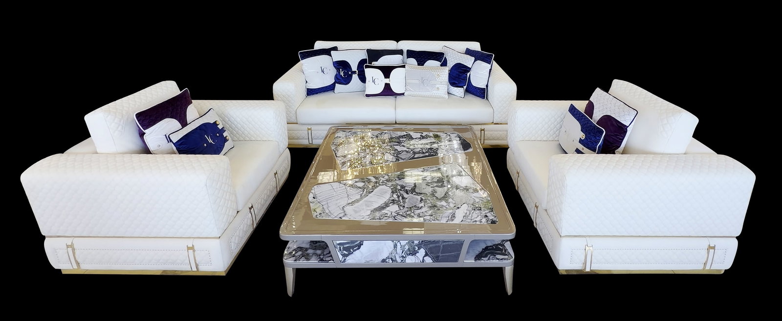 La Contessina Sublime 3 Seat Sofa: The Sublime 3 Seat Sofa aims to redefine luxury by highlighting meticulous attention to detail, exquisite finishes, and distinctive features such as sartorial capacity, all in order to emphasize