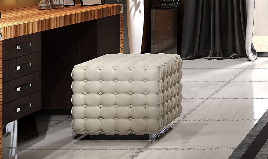ASNAGHI INTERIORS Corallo Dresser Pouf (1 of 1)
