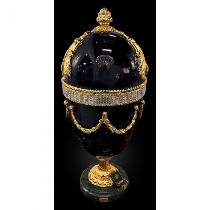 Soher Black Faberge Egg - B (1 of 1)