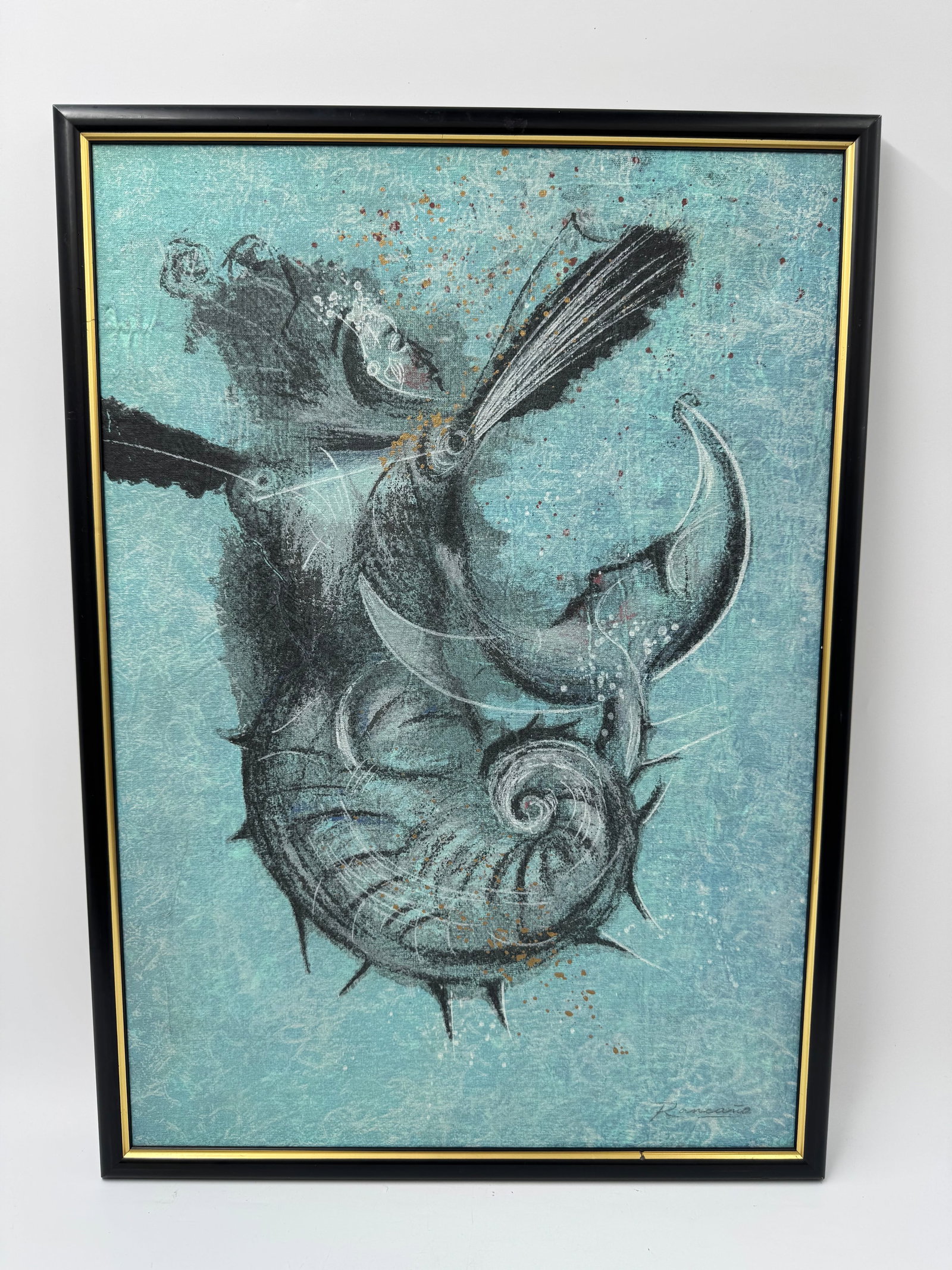 Ernesto Rancano Vietes (Cuban, b.1968) Mixed Media Original (1 of 4)
