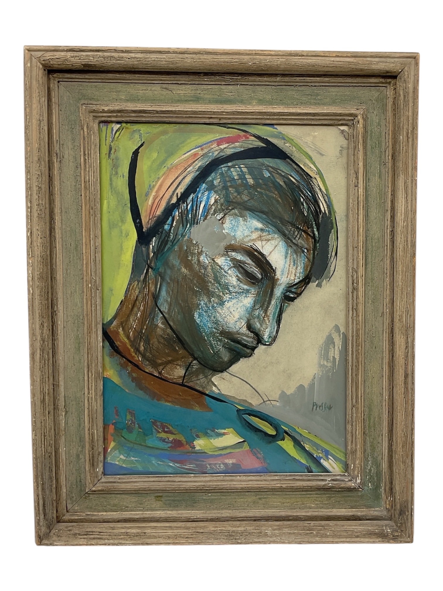 Josef Presser (United States/Poland, 1907-1967) Mixed media on paper. (1 of 4)