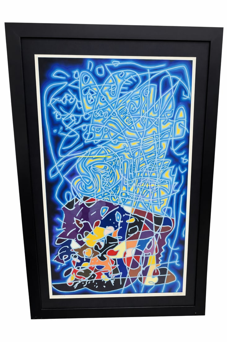 Arthur Secunda (American, 1927-2022), Métamorphose Des Fleurs, 1989, Signed & Numbered Serigraph: Description: This is an original, hand-signed limited edition screenprint (serigraph) by the internationally renown