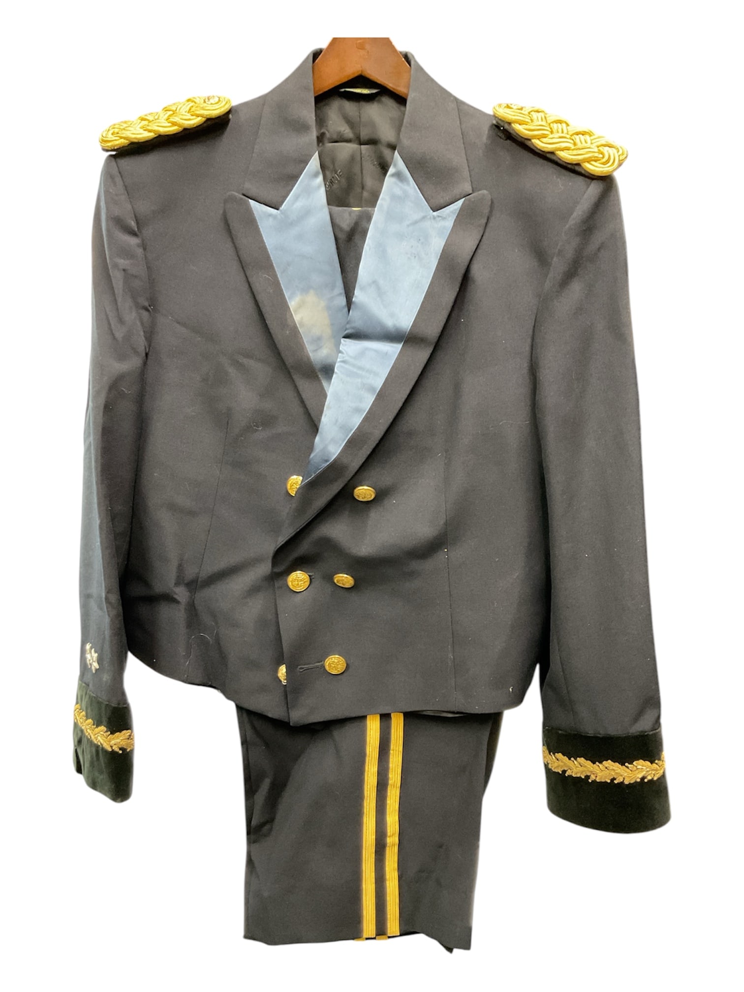 Marlow White Military Dress Uniform Ensemble with Trousers (1 of 5)