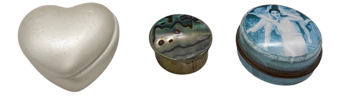 Collection of Miniature Decorative Trinket Boxes (1 of 2)