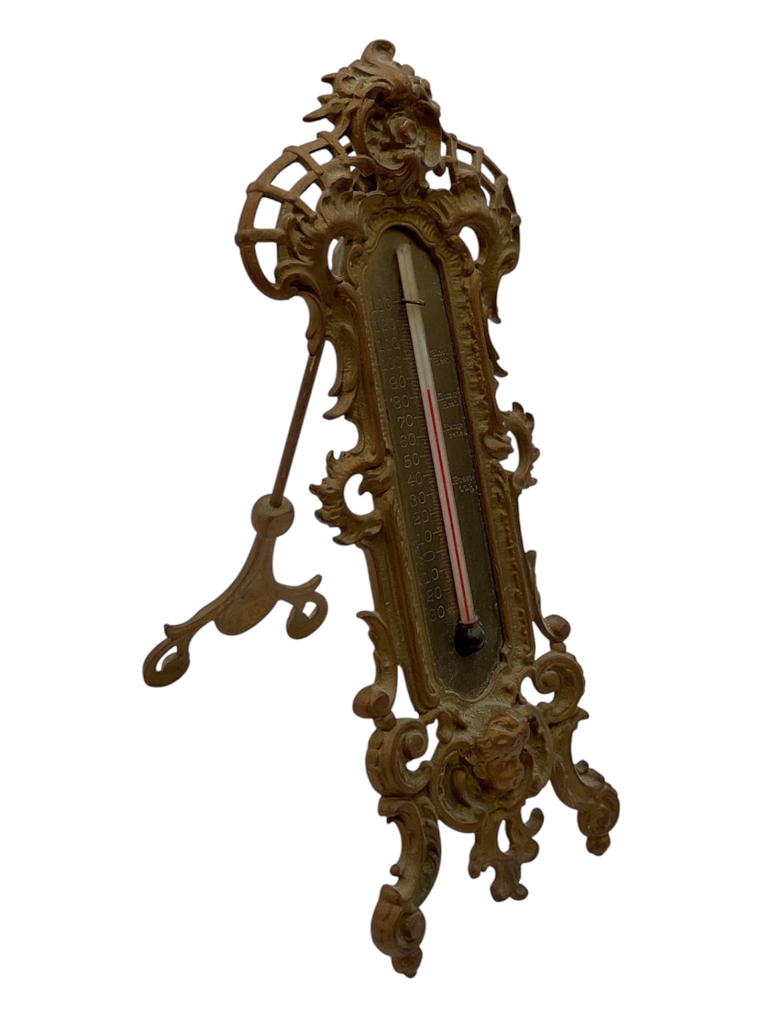 Bradley & Hubbard Art Nouveau Cherub Thermometer (1 of 3)