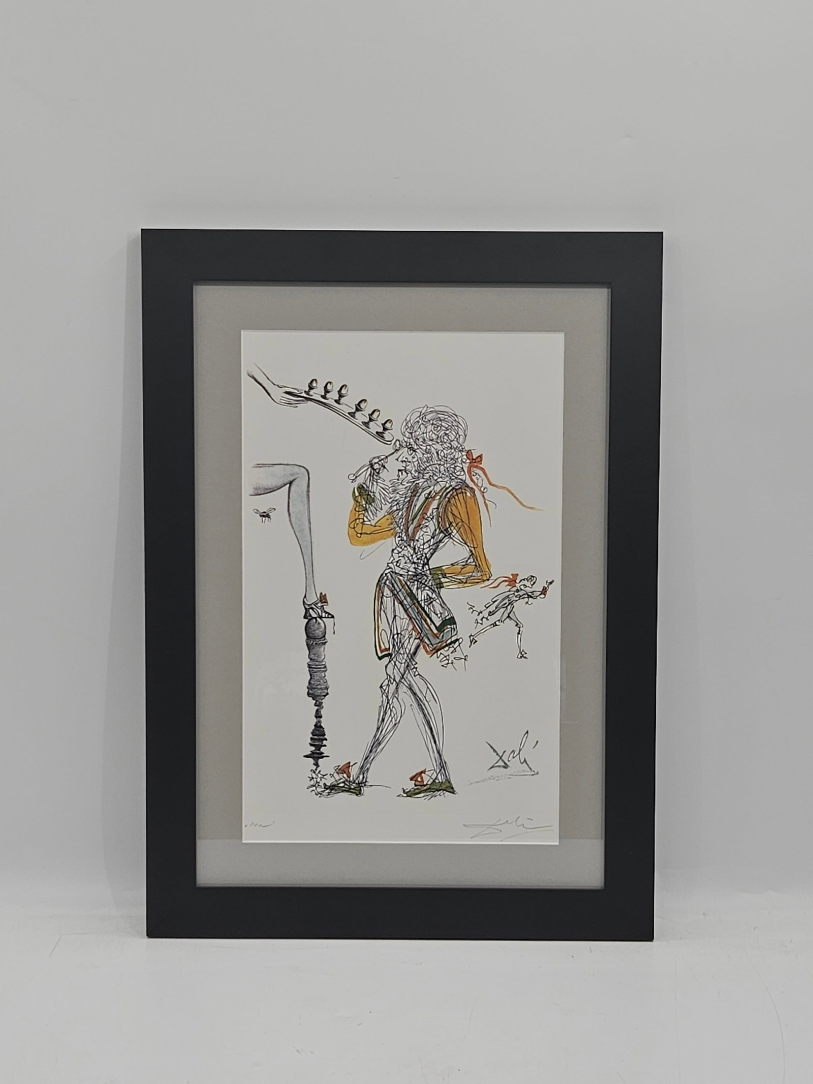 "Casanova 6 eggs" by Salvador Dali (Spain, 1904-1989) Lithograph: Description: Titled "Casanova 6 eggs" from the Casanova suite. Signed in plate and pencil signed bottom right, produced in 1967. Medium: Lithograph Dimensions: H:23.5in