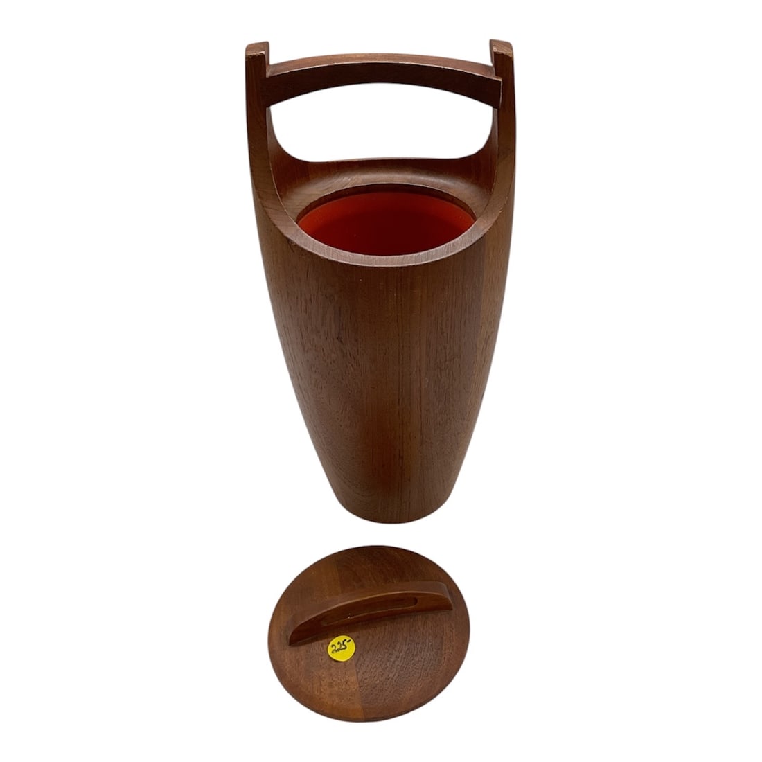 1950's Solid Teak Staved Ice Bucket by Dansk (1 of 2)