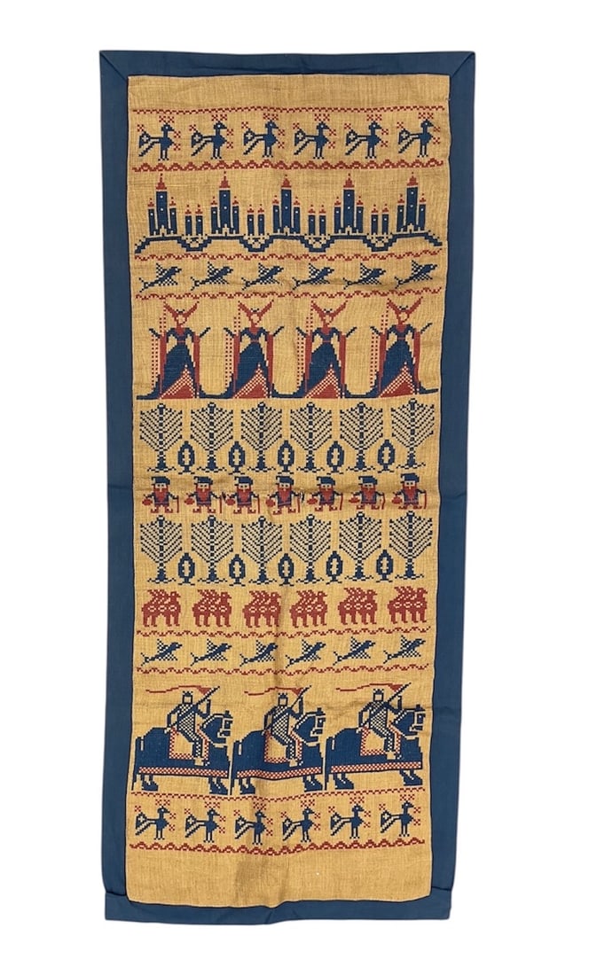 Antique Chinese Silk Hand-Embroidered 100 Children at Play Tapestry (1 of 2)