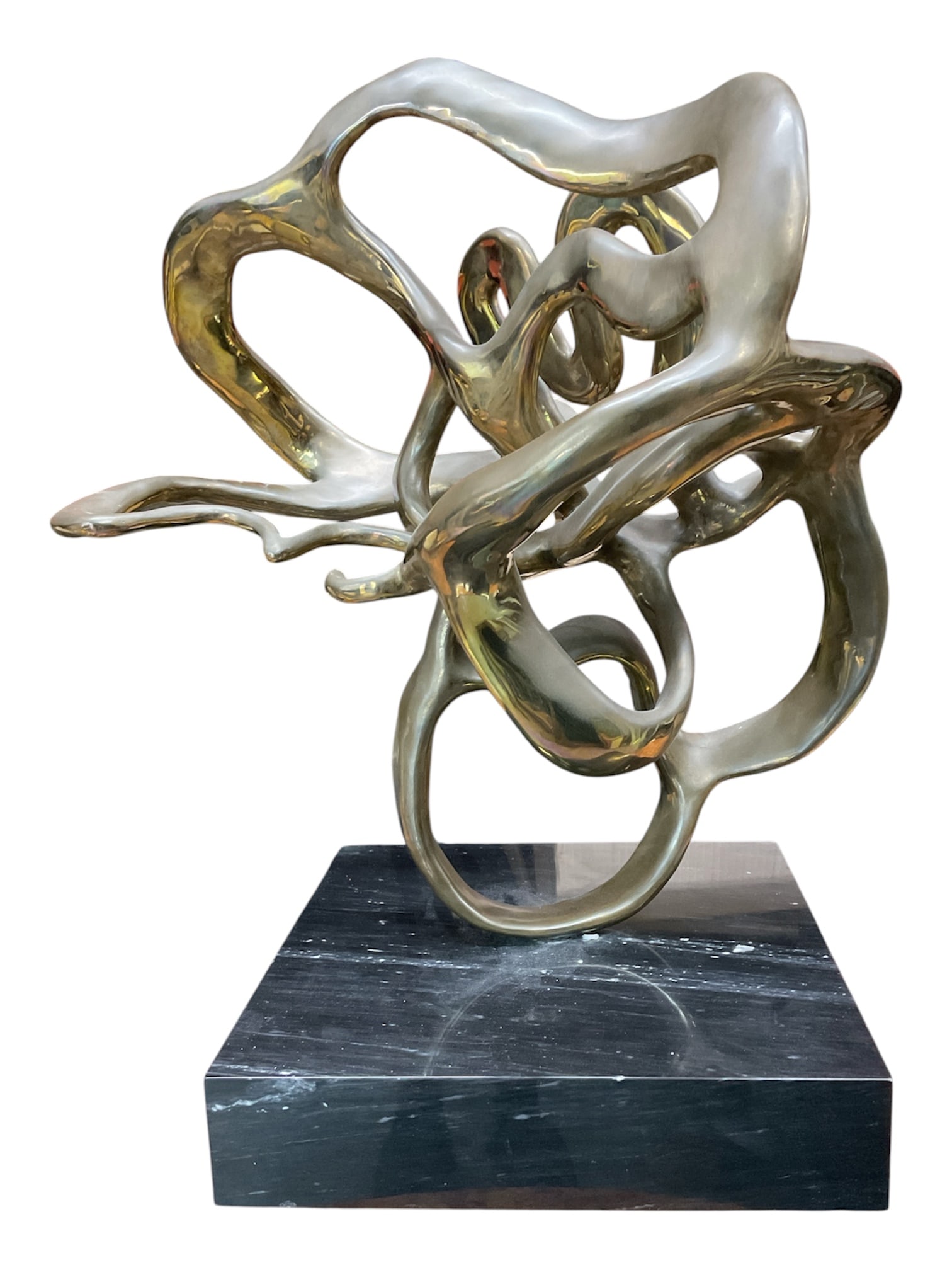 Abstract Biomorphic Bronze Sculpture by Chaikin (1 of 5)