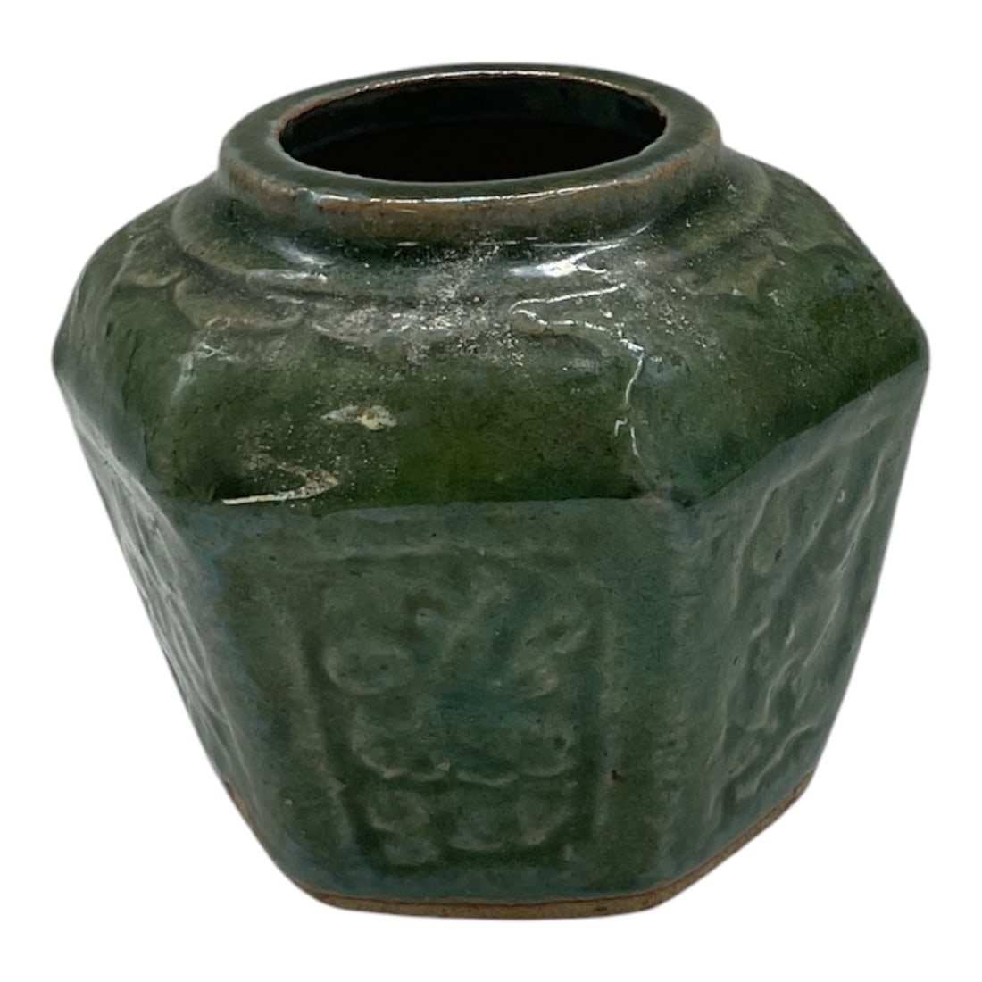 Chinese Shiwan Glazed Ginger Jar (1 of 2)