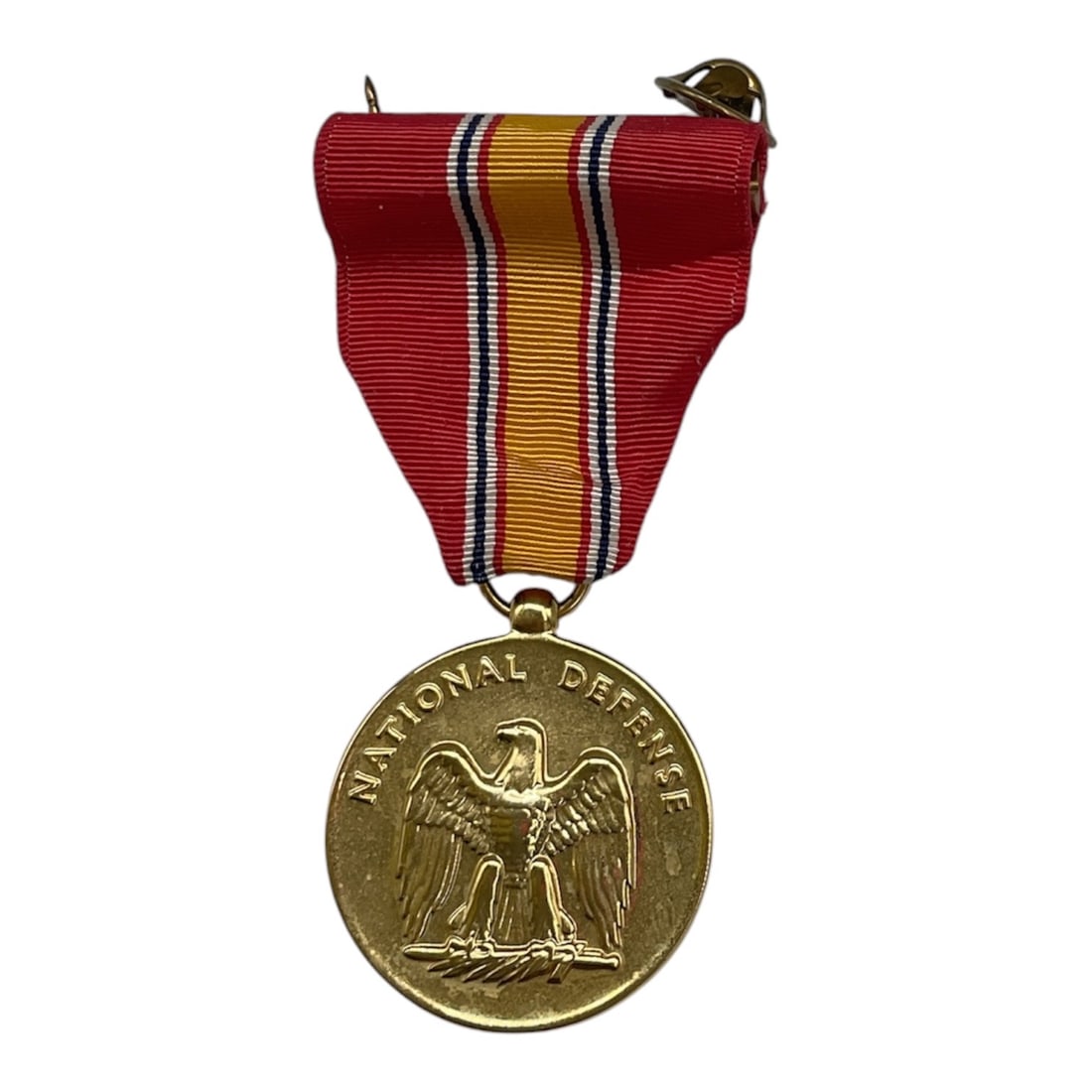 United States National Defense Service Medal: United States National Defense Service Medal authorized in 1953 and awarded for honorable active military service during designated periods of conflict, including the Korean War, Vietnam War, Persian 
