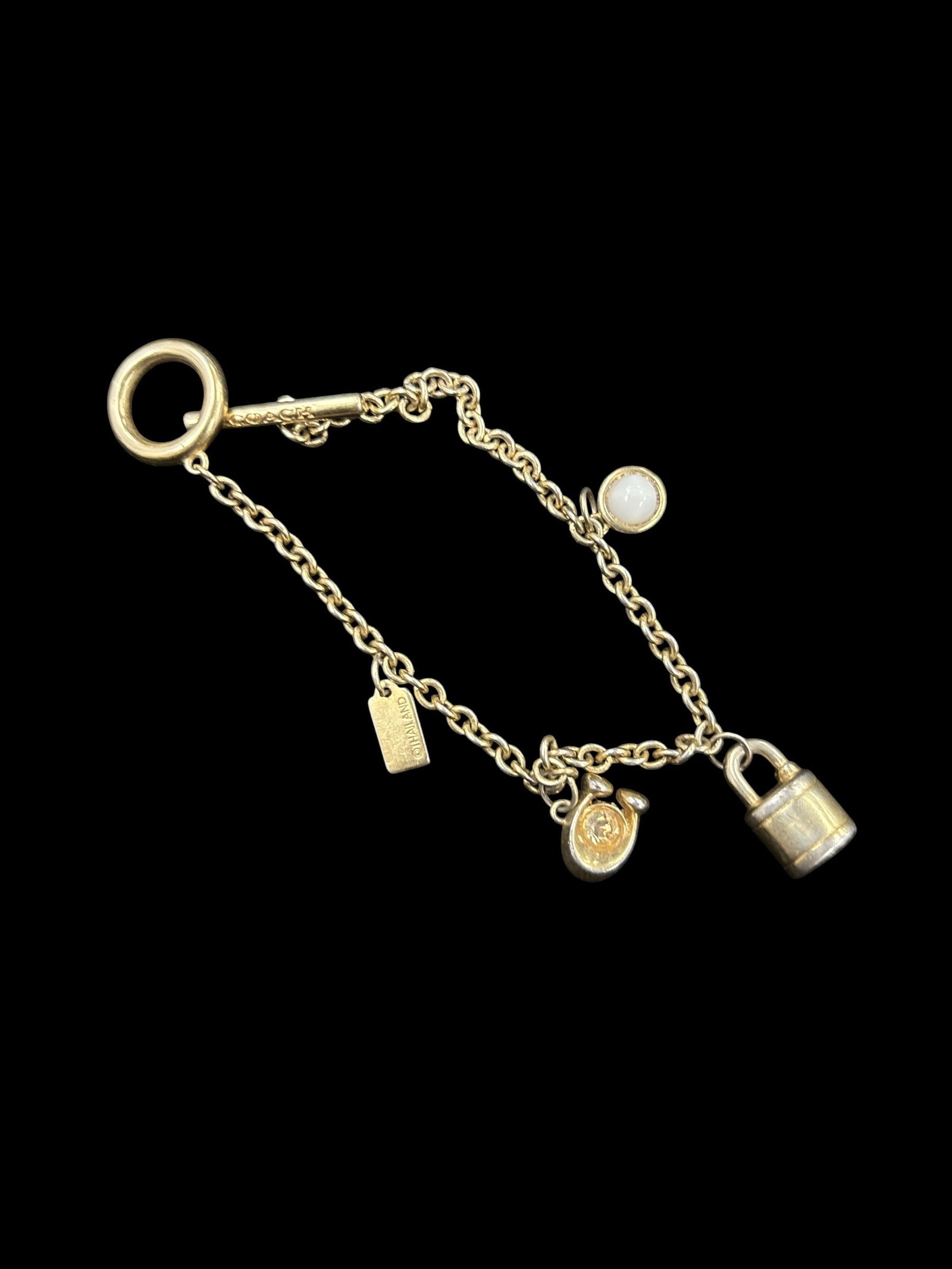 Coach Charm Bracelet, 6" Length (1 of 2)