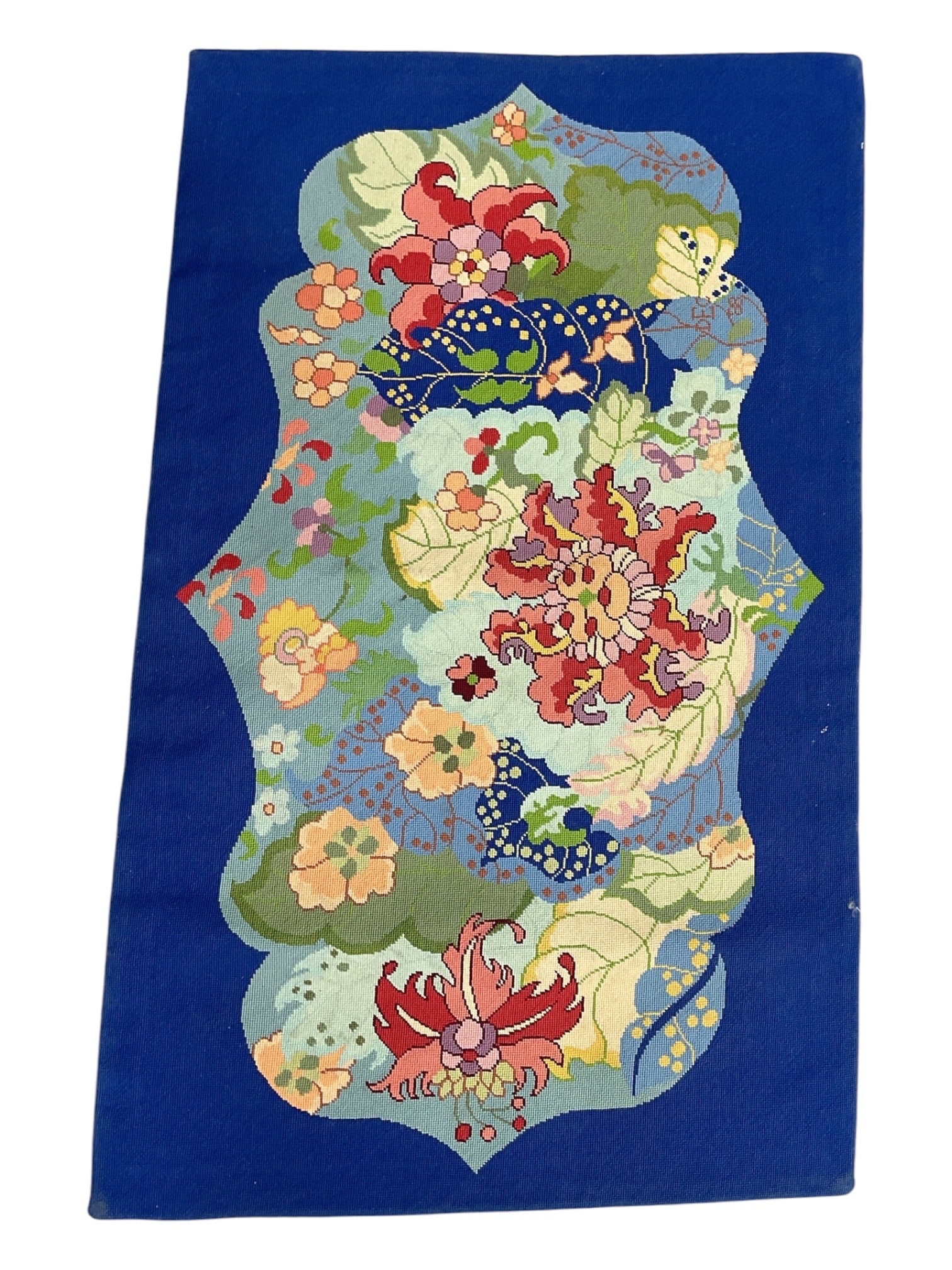 Japanese Floral Textile Wall Hanging (1 of 2)