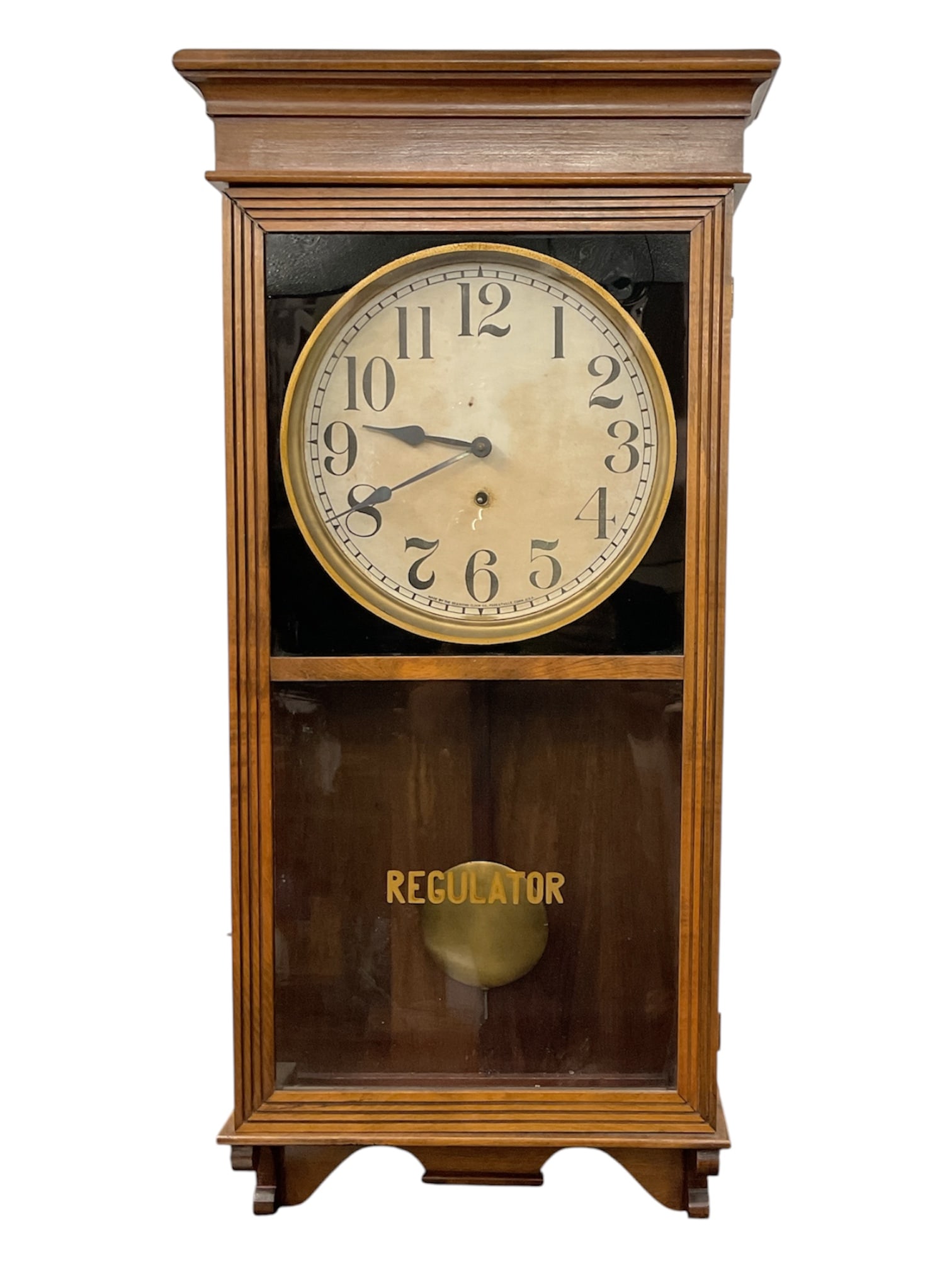 Sessions Clock Co. “Regulator No. 4?? Walnut Wall Clock (1 of 5)