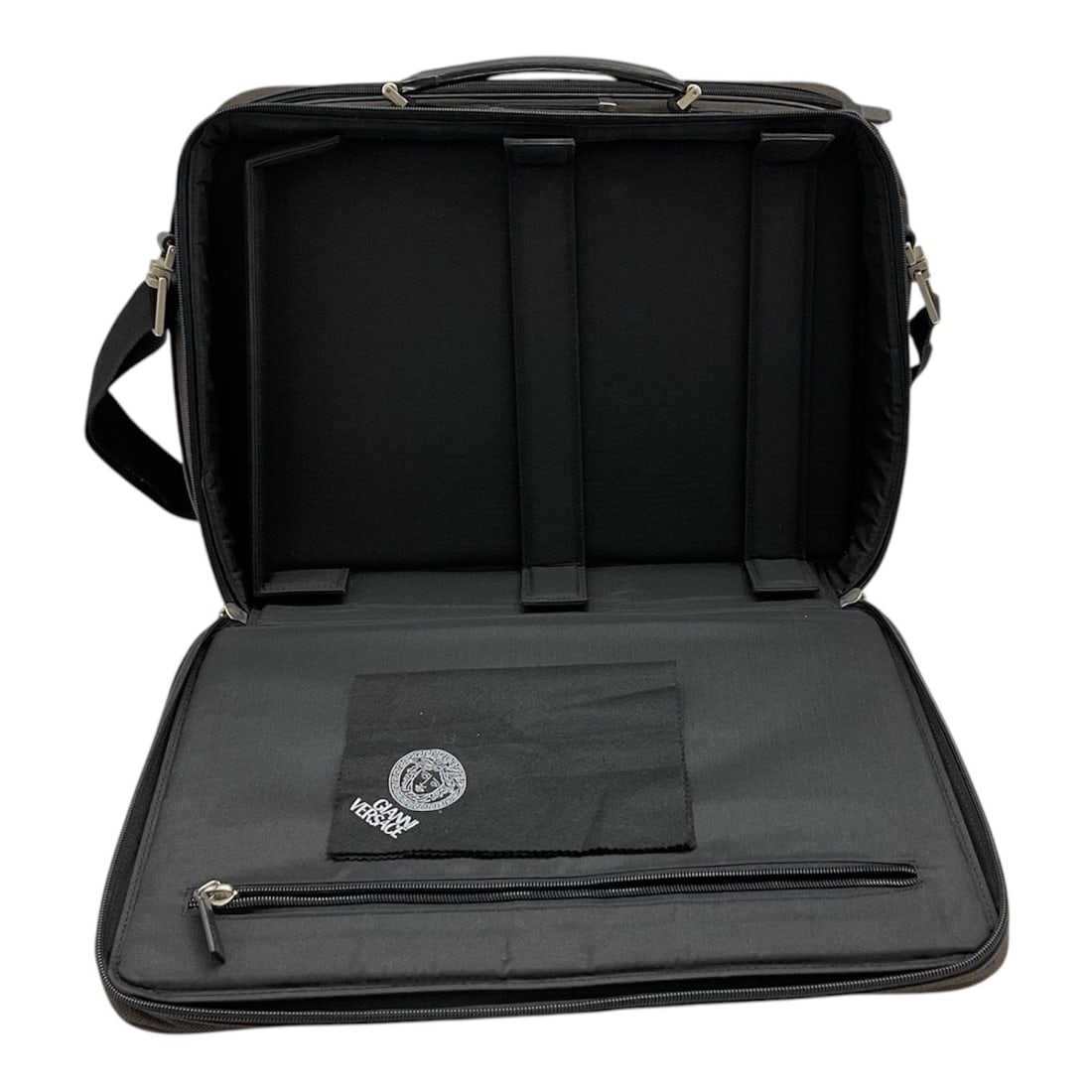 Gianni Versace Monogram Soft-Sided Briefcase - 4