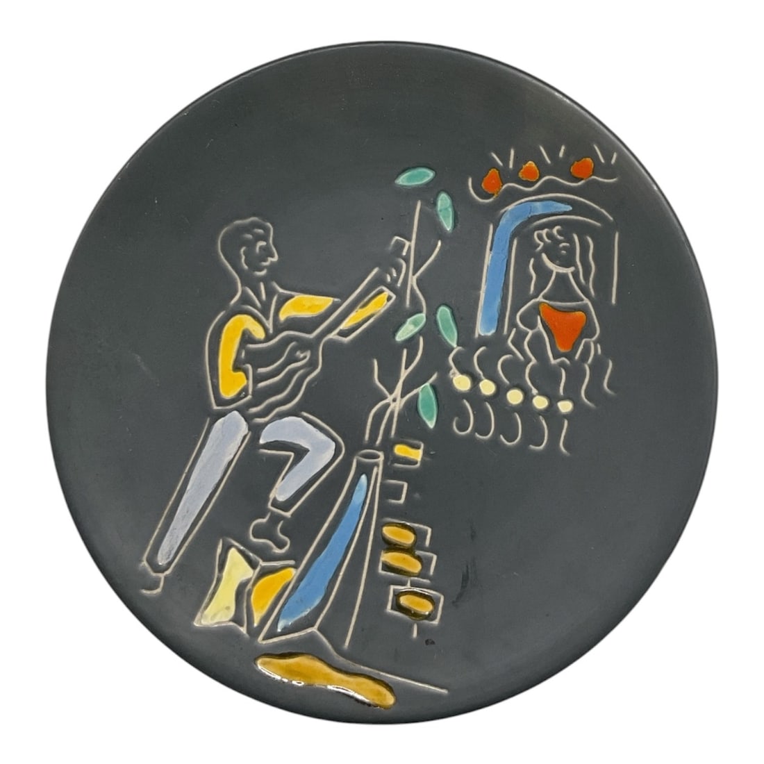 Ruscha Mid-Century Modern Wall Plate (1 of 2)