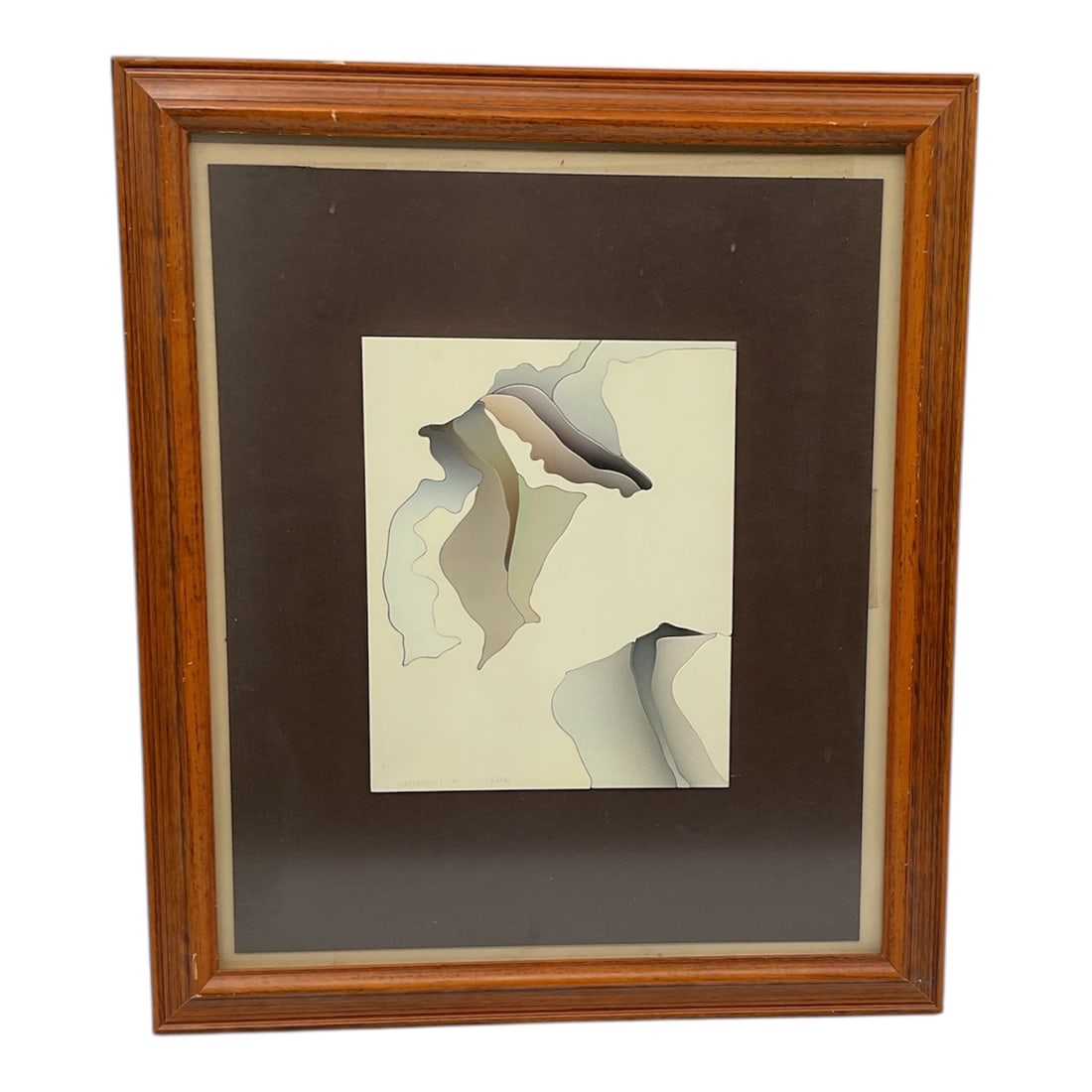 Untitled Abstract Print by Jayne Barbasso Limited Edition 12/12 Signed (1 of 4)